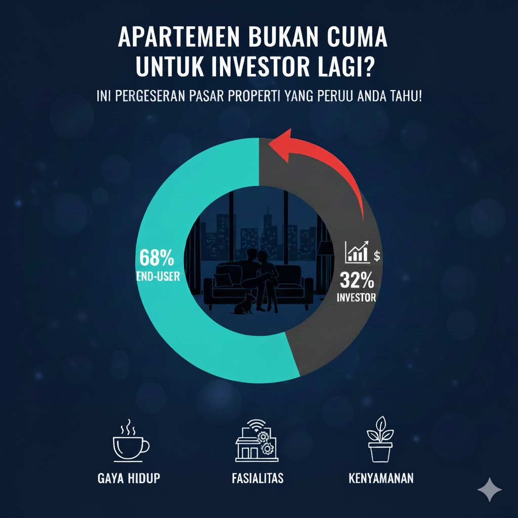 Apartemen Bukan Lagi Mainan Investor? Ini Pergeseran Paradigma yang Wajib Anda Tahu! 📉🔑